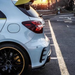 Πρόσθετα τριμ οπίσθιου προφυλακτήρα AMG look Edition 2 για Mercedes-Benz Α-Class (W176) 